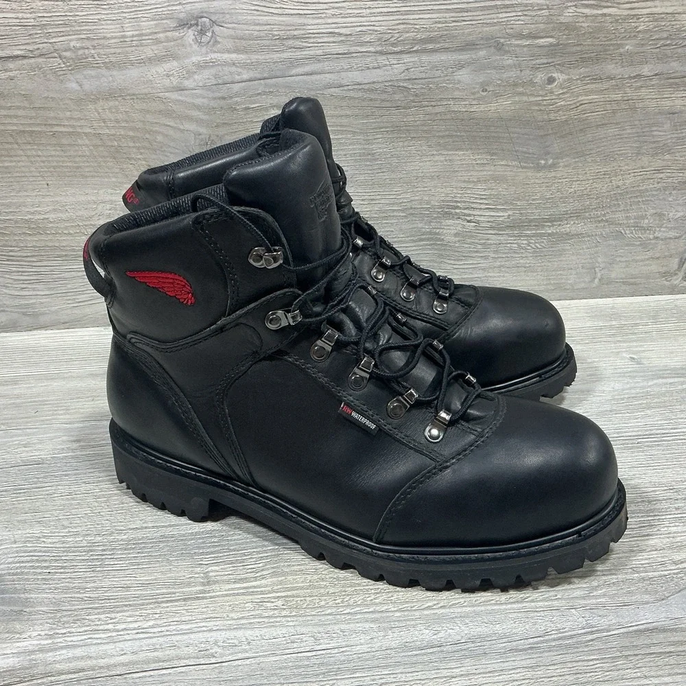 Red Wing Mens Shoes 971 TruWelt Safety Toe Leather Work Waterproof Boots Size 12